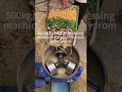 500 kg/h Máquina de moagem de pellets para alimentos para animais Máquina de processamento de alimentos para animais