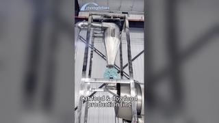 Linha de produção da extrusora 500kg/h dos alimentos para animais de estimação dos peixes