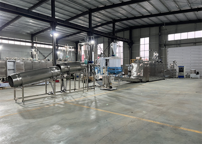 linha de produção linha da pelota da alimentação 5.5kw animal de produção de flutuação da alimentação das aves domésticas dos peixes