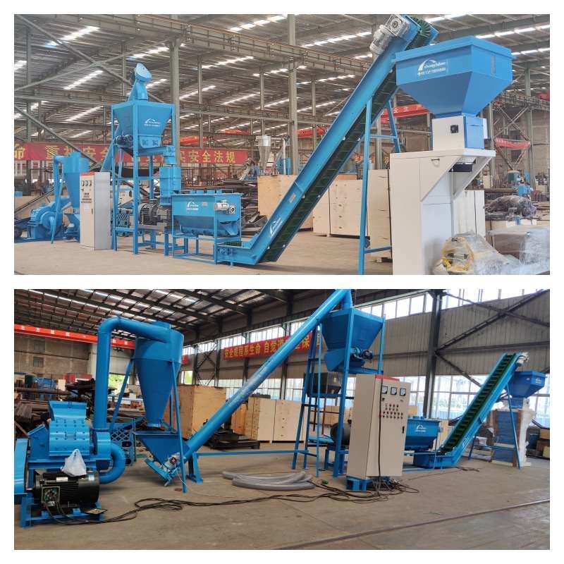 Linha de produção de pellets de madeira de 500 kg/h com garantia de 2 anos e certificação CE