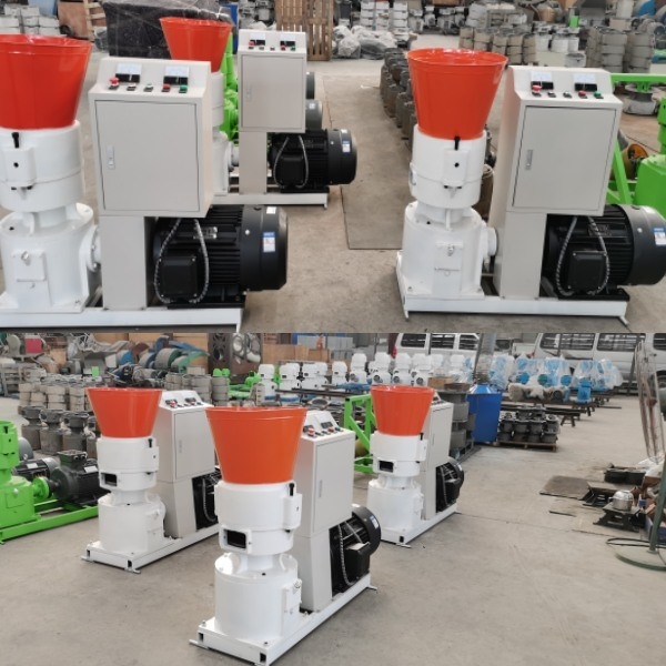 o diesel da capacidade 80-1000kg/pelota movida a motor da alimentação da máquina da pelota da alimentação animal mói fácil opera a fatura da alimentação das aves domésticas