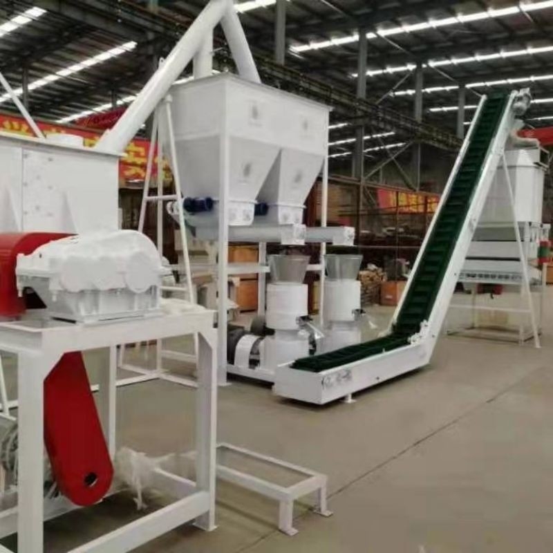 Linha de produção padrão 1-20t/H da pelota da alimentação A1 para o processamento de alimentação animal