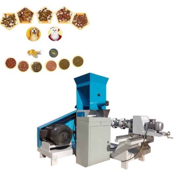 os peixes de flutuação da máquina de Cat Pet Dog Food Extruder da capacidade 100-500kg/H alimentam máquinas produção de processamento da LINE FEED