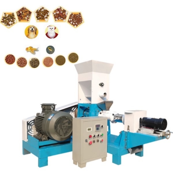 os peixes de flutuação da máquina de Cat Pet Dog Food Extruder da capacidade 100-500kg/H alimentam máquinas produção de processamento da LINE FEED