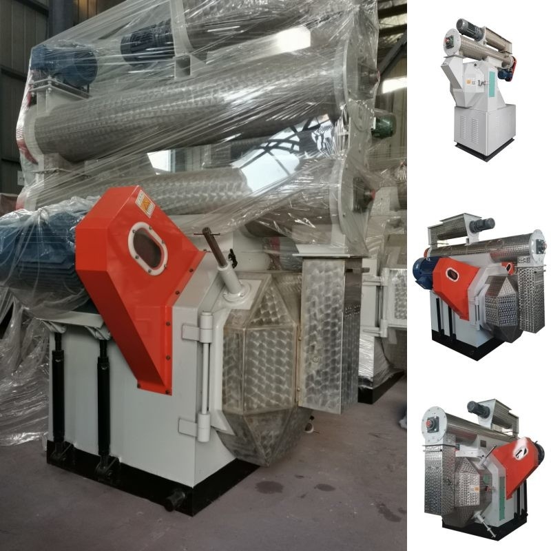 1-5 máquina horizontal de Ring Die Chicken Feed Manufacturing do moinho da pelota de Tons/H