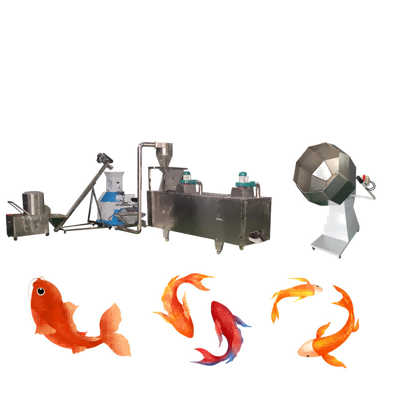 Os peixes de flutuação de aço inoxidável alimentam a linha de produção transporte de parafuso de 0.75kw