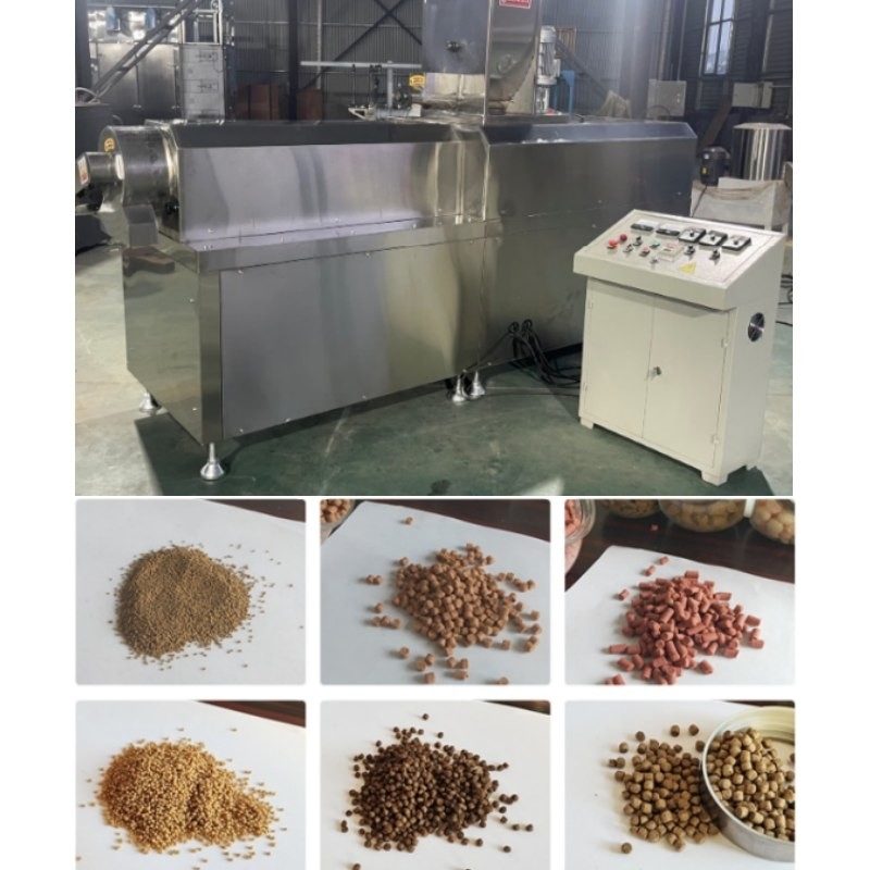 Pelota de flutuação da alimentação dos peixes do OEM 0.8-12mm que faz a extrusora do alimento de cão de estimação da máquina