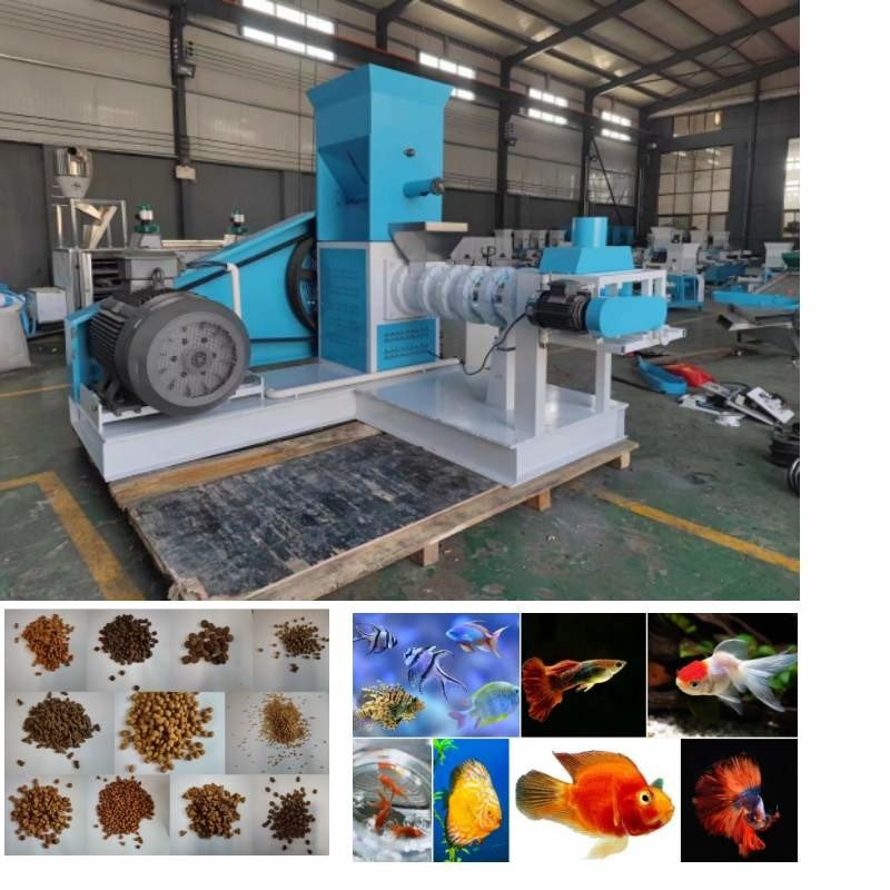 Tipo seco máquina da garantia de 2 anos da extrusora da alimentação dos peixes com certificado do CE