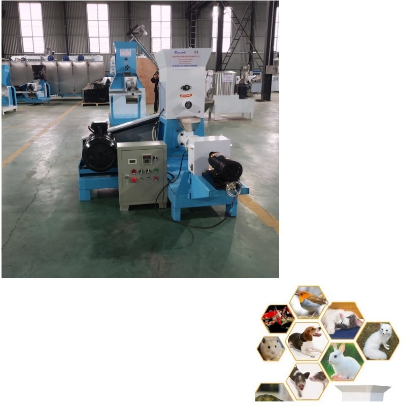 Tipo seco máquina da garantia de 2 anos da extrusora da alimentação dos peixes com certificado do CE