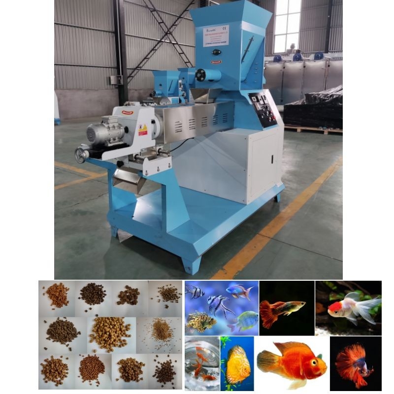 Tipo seco personalizado moinho da extrusora da alimentação animal para o produto da cultura aquática