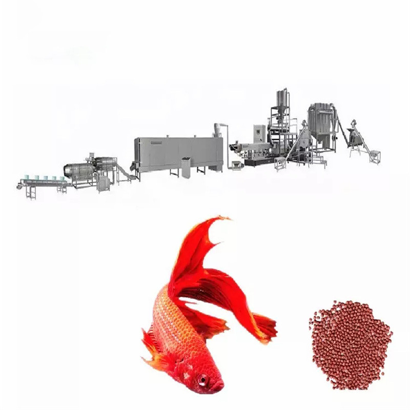 linha de produção linha de flutuação da alimentação do animal de estimação de 0.8-10mm da alimentação dos peixes de 1-20ton/H