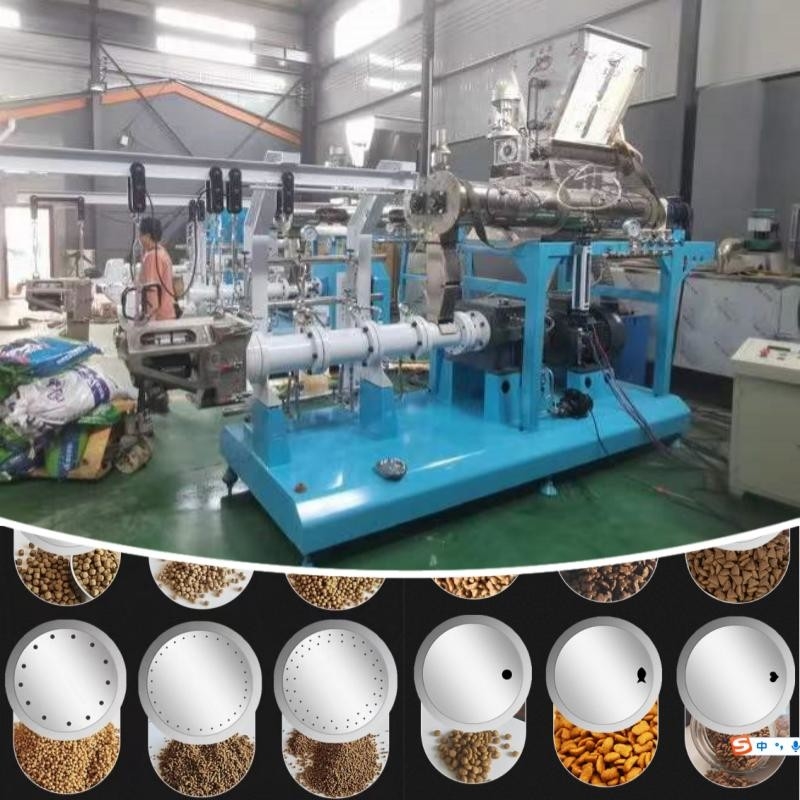 Tipo molhado linha de flutuação da alimentação dos peixes da máquina da alimentação dos peixes da extrusora da alimentação do parafuso do gêmeo
