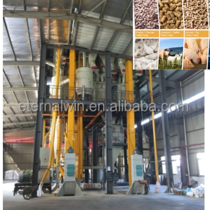 Máquinas de processamento de alimentos para animais 2-18mm Ring Die Granulator Pellet Mill Pellet Making Animal Feed Pellet Machine Farm
