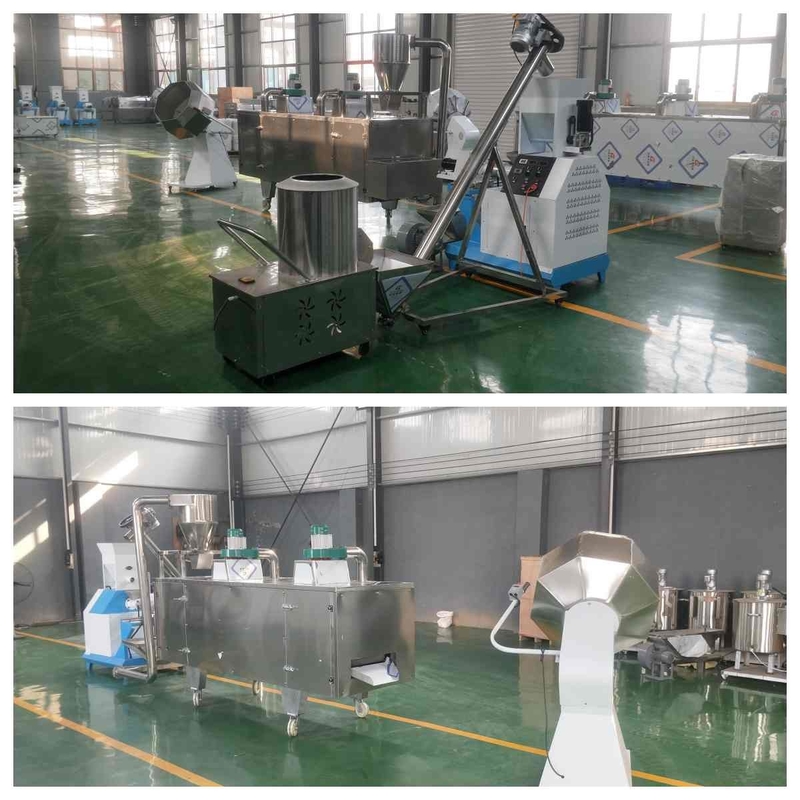 linha de produção pequena cão da farinha de peixes 200-300kg/H Cat Fish Extruder Machine