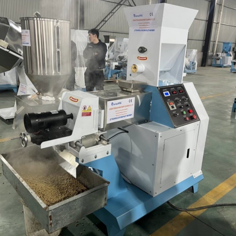 Tipo seco automático moinho de alimentação de flutuação dos peixes da máquina da extrusora dos alimentos para animais de estimação da extrusora da alimentação dos peixes