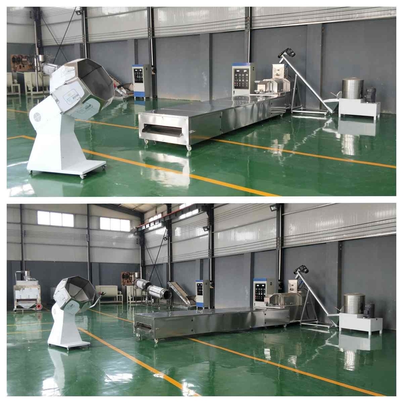 Linha de processamento seca dos alimentos para animais de estimação da alimentação dos peixes de Cat Food Making Machine 37-160kw do cão