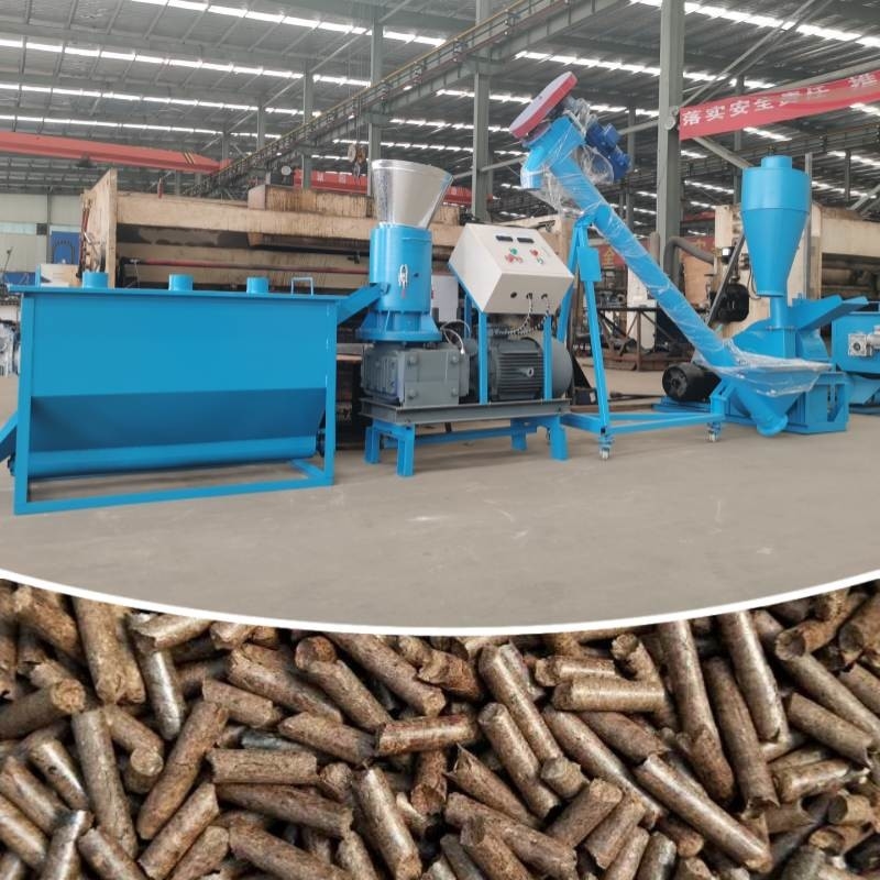 CE de madeira de madeira pequeno da planta de produção da pelota da fábrica de tratamento 400-600kg/H da pelota