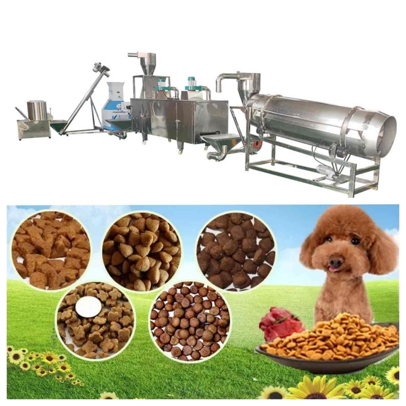 Os peixes de flutuação automáticos alimentam a linha de produção linha de produção dos alimentos para animais de estimação da alimentação dos peixes