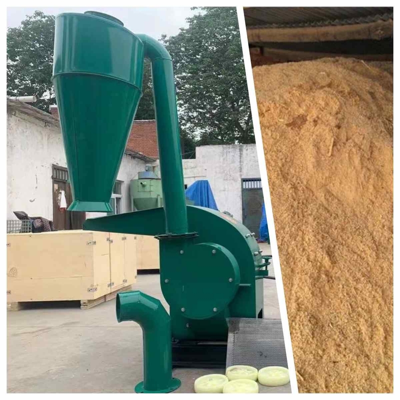 Moinho de martelo forte da alimentação de Straw Husk Grass Corn MaizeHay da grão à farinha de moedura da forragem