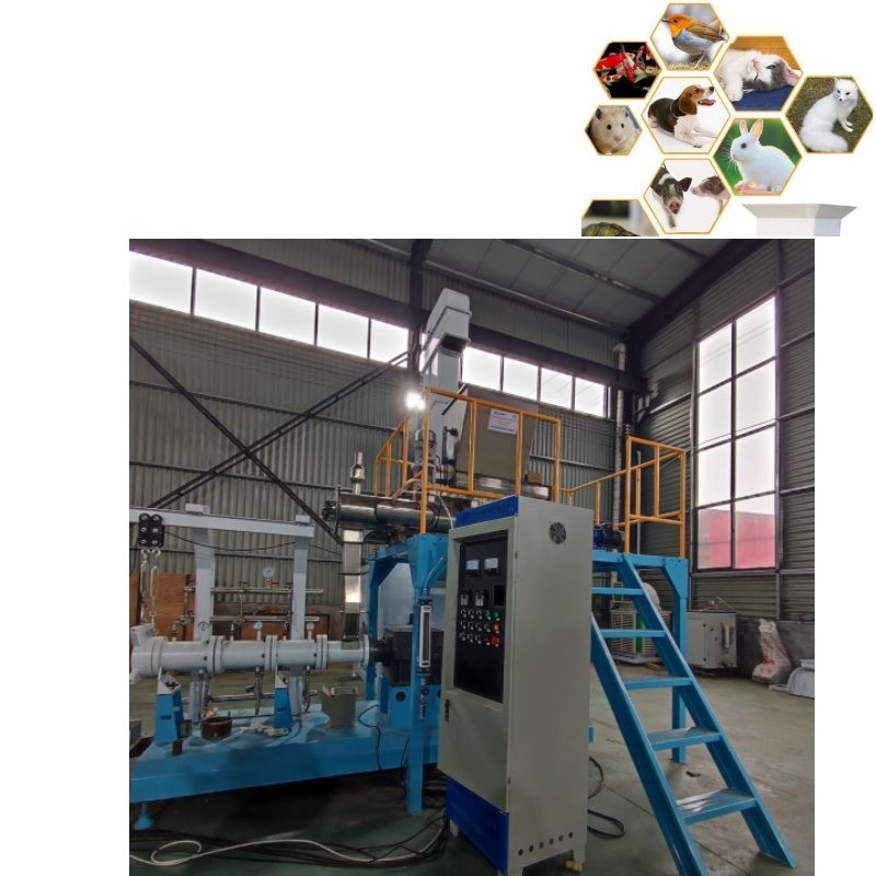 Os peixes do CE alimentam a flutuação granulam a fatura fazem à máquina 0.9-15mm Cat Dog Feed Making Machine
