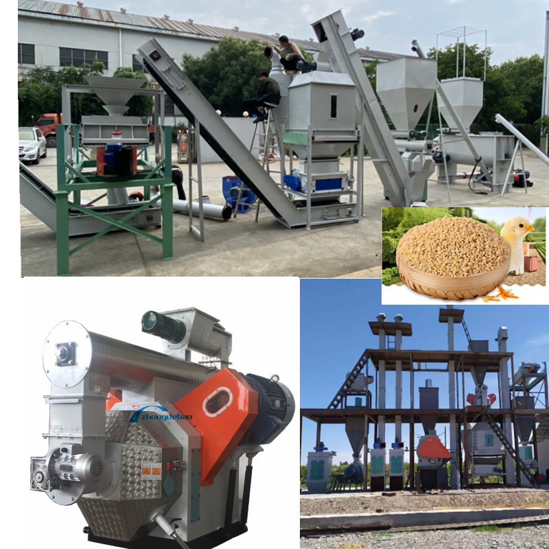 Linha de produção de pellets de alimentação de alta eficiência