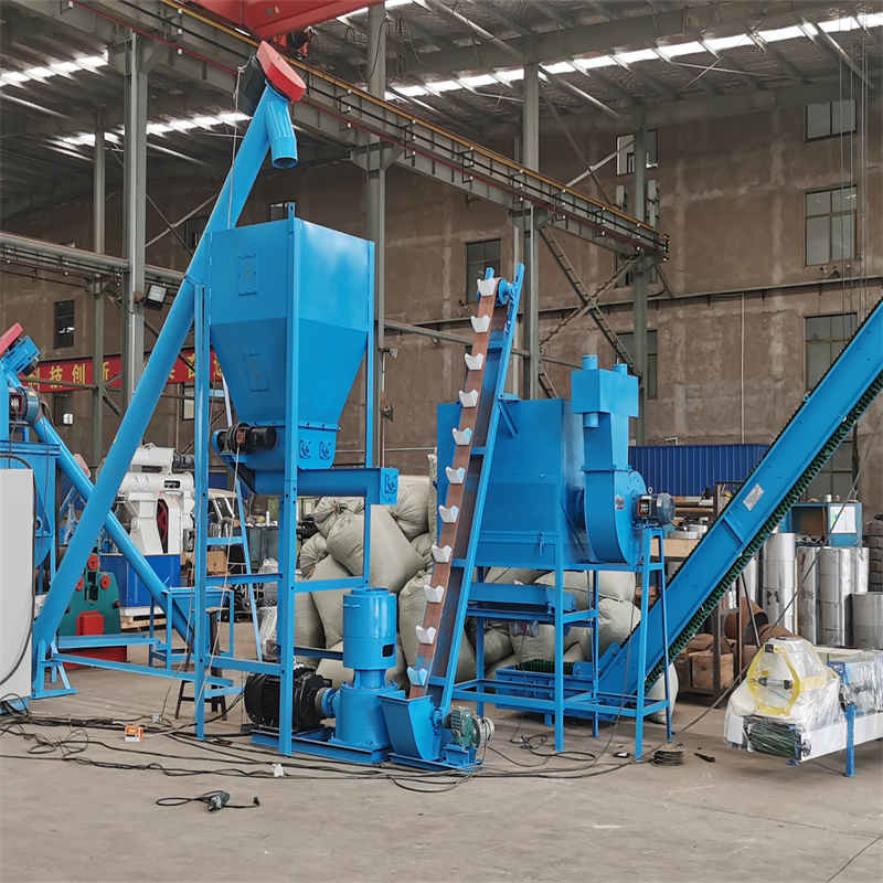 SGS Linha de produção de pellets de ração Animais 500-1000 kg/H 17*5*5,5m