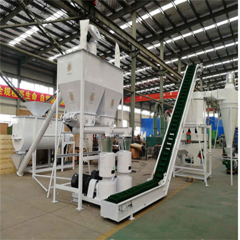 SGS Linha de produção de pellets de ração Animais 500-1000 kg/H 17*5*5,5m
