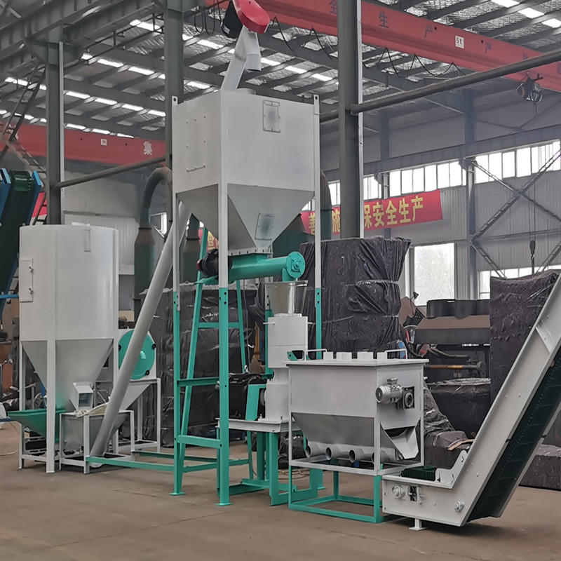 SGS Linha de produção de pellets de ração Animais 500-1000 kg/H 17*5*5,5m