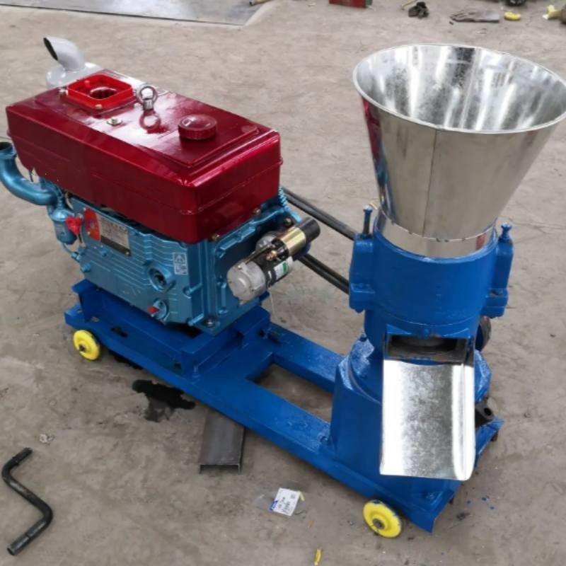 22HP Feed Pellet Mill Customização de cor para ração de frango