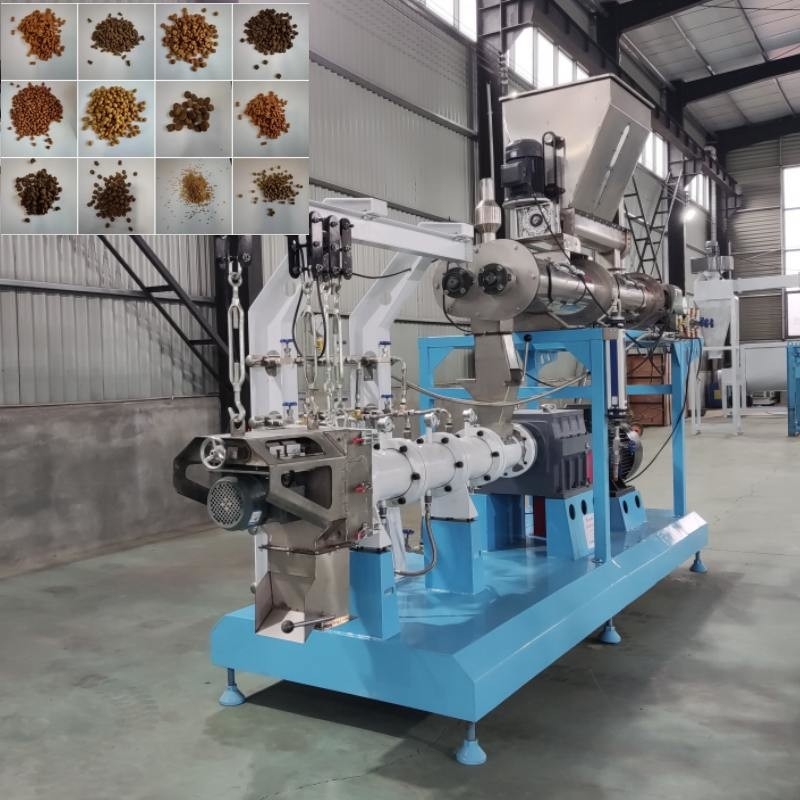 Máquina de extrusão de alimentação de duplo parafuso de tipo úmido para alta performance
