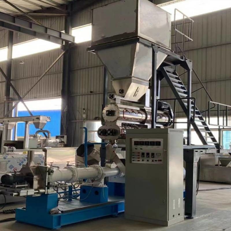 45-50kg/H máquina de extrusão de ração flutuante linha de produção de ração flutuante de peixe aço inoxidável