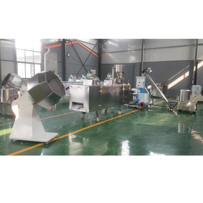 45-50kg/H máquina de extrusão de ração flutuante linha de produção de ração flutuante de peixe aço inoxidável