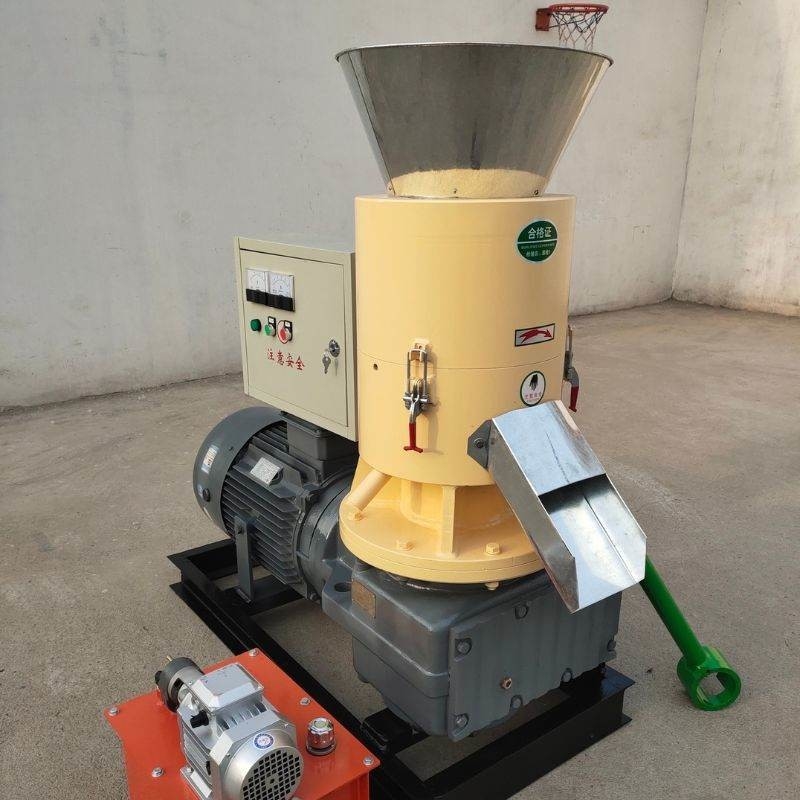 1 tonelada/h Pellet de serragem de madeira para máquinas de fabricação de combustível Pellet Mill Cor personalizada