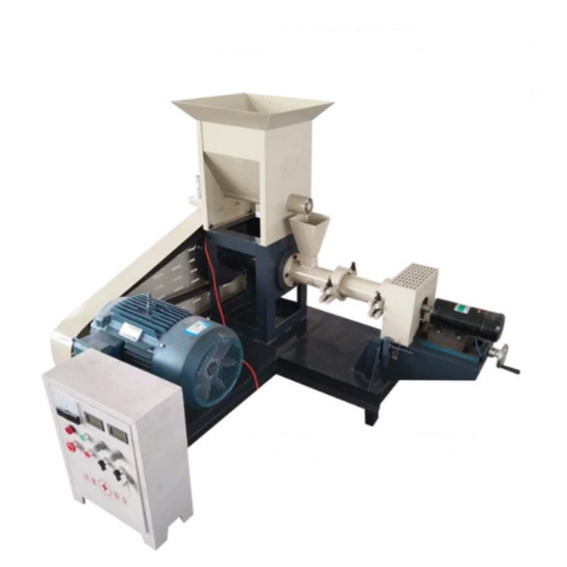 Extrusor de alimentação para peixes de tipo seco de milho e soja Equipamento de extrusão seca 80 kg/h