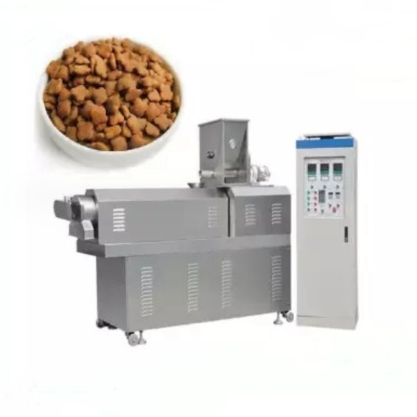 Linha de produção de extrusores de alimentos para cães e gatos