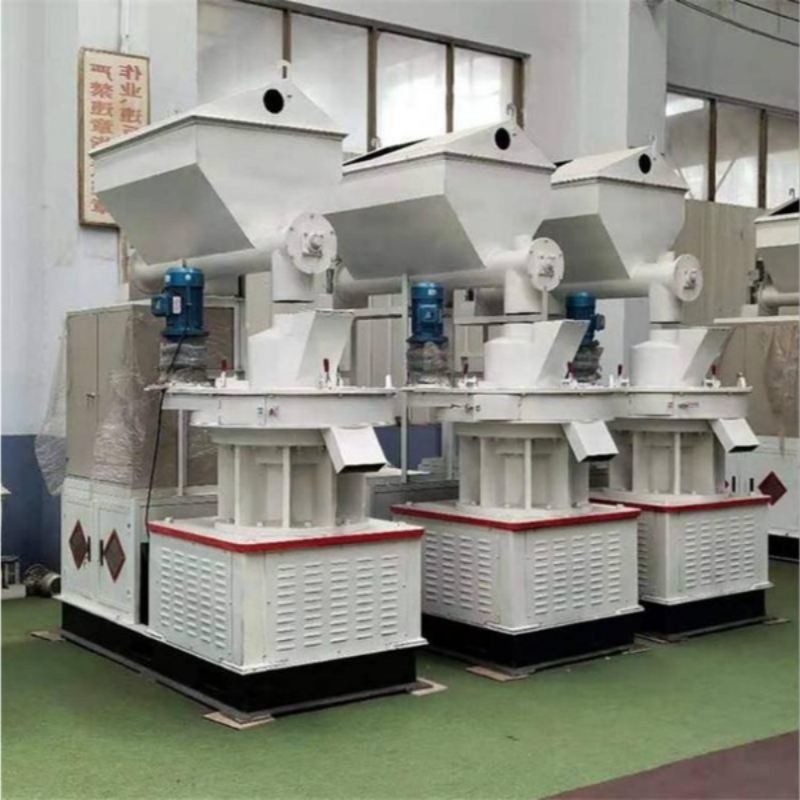 Eficiência Máquina de briqueteamento de biomassa para madeira de palha Briquetes de serradura de palha com 200-500 kg/h Capacidade e 18,5kw