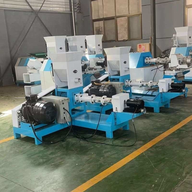 0.4kw 22HP máquina de pellets de alimentação para peixes de tipo seco Extrusora flutuante de alimentação para peixes