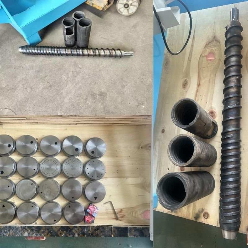 0.4kw 22HP máquina de pellets de alimentação para peixes de tipo seco Extrusora flutuante de alimentação para peixes