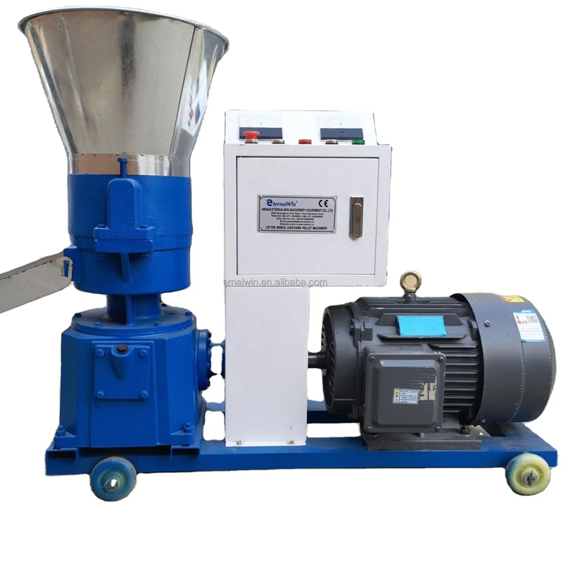 10 a 20% de teor de humidade Máquina de pellets de madeira de 6 mm para pellets em caixa de madeira 380V