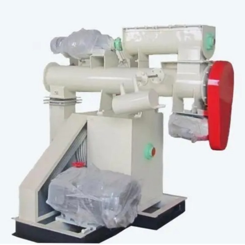 1-1.5 T/H Produtor de pellets de alimentação animal Granulador horizontal de anel de morte em fábricas de alimentos para animais