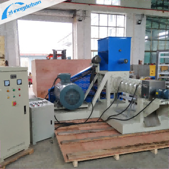 Máquina de extrusão de alimentação por parafuso de 1800-2000 kg/h para a produção de alimentos para animais de estimação e peixes flutuantes