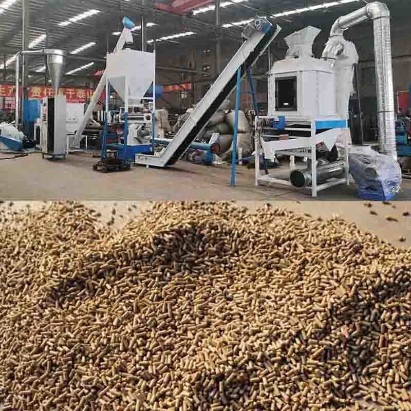 1 a 2 toneladas por hora Capacidade de produção de pelotas para galinhas poedeiras, frangos de corte, frangos para animais com certificação CE
