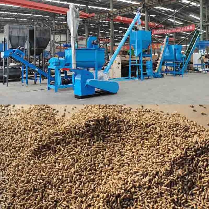 Fabricação de pellets para alimentos para frangos e aves de capoeira