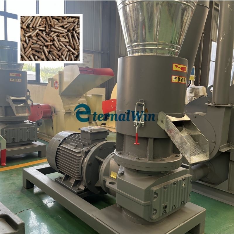 Linea de produção de pellets de madeira