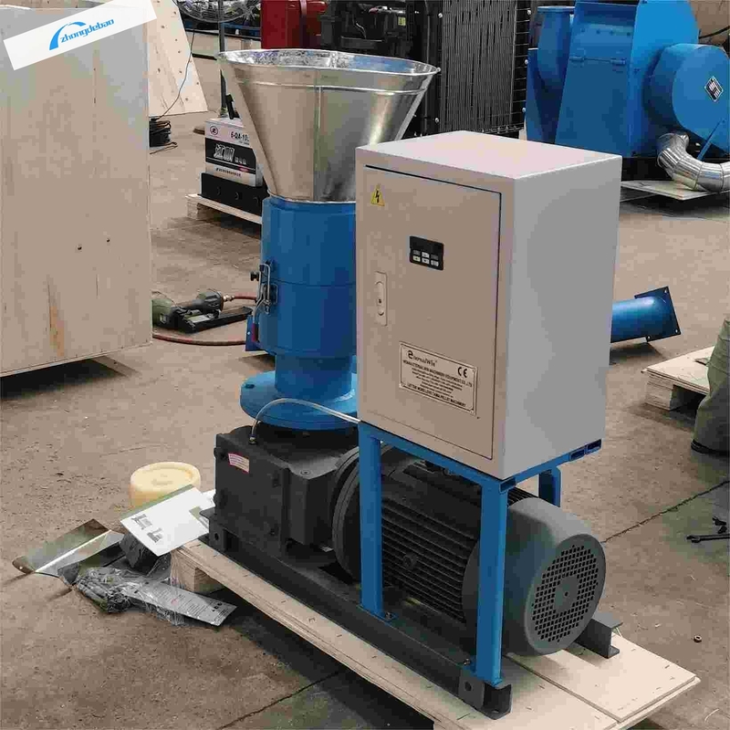 Máquina de moagem de pelotas de madeira de rolos 80-120 KG/H para biomasse Pelotas de serraria