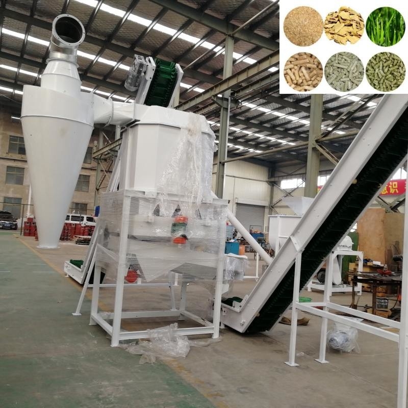 Linha de produção de pellets para animais de criação de aves de capoeira