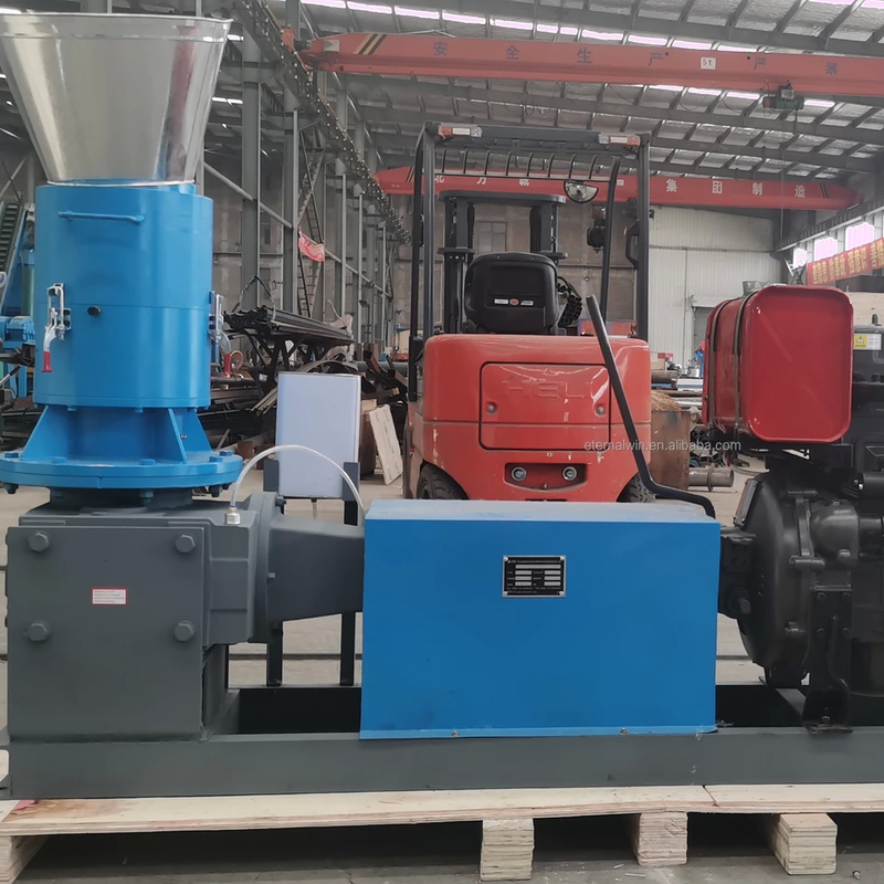 Capacidade Pellet Maker 80-600kg/h Aço carbono seguro liga 220V/380V 7.5-37KW