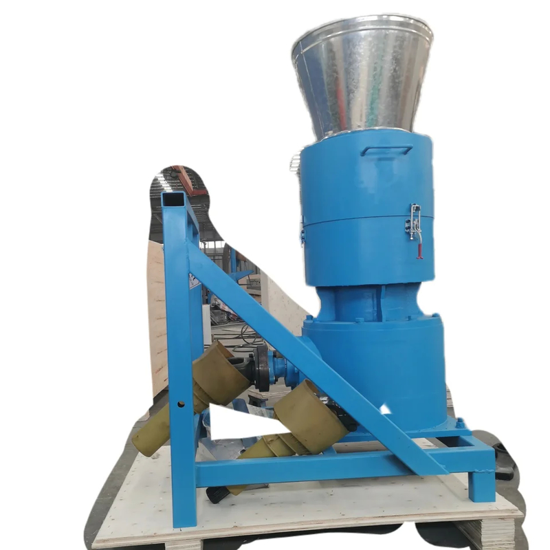 Peças pesadas PTO Pellet Mill com aço ligado Die 10-80hp Tractor Power baixo ruído