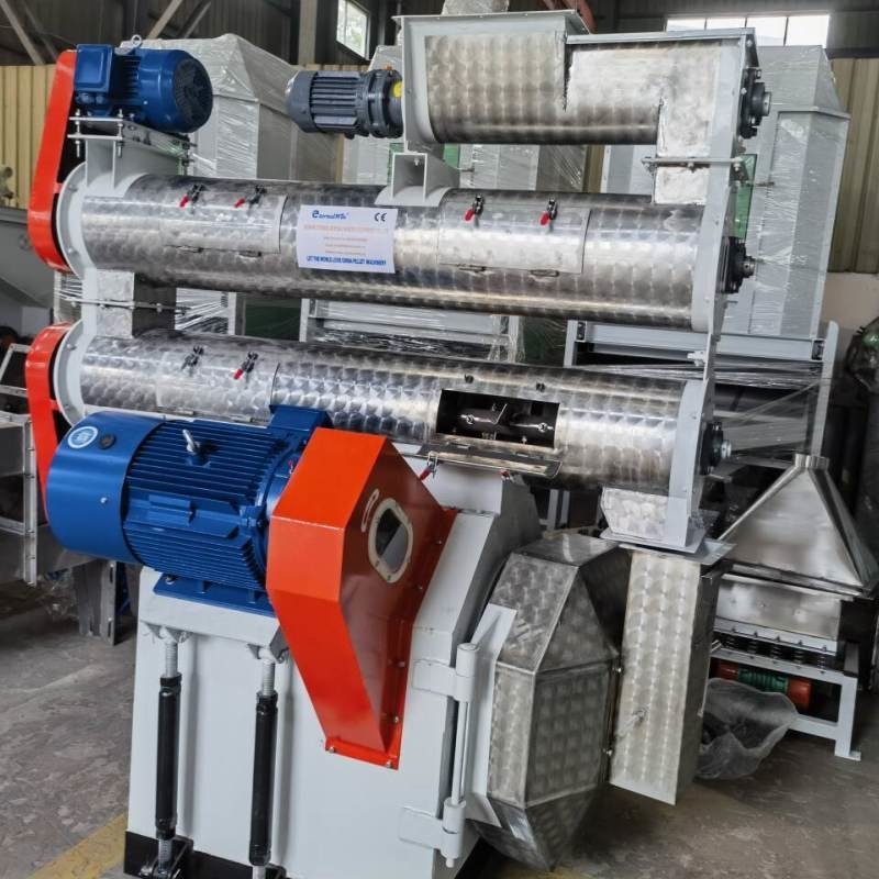 HKJ-250 Com Condicionador Único Moinho de Pelotas de Alimentos para Aves Moinho de Pelotas Máquina de Moinho de Pelotas Anel Máquina de Pelotas de Alimentos para Aves