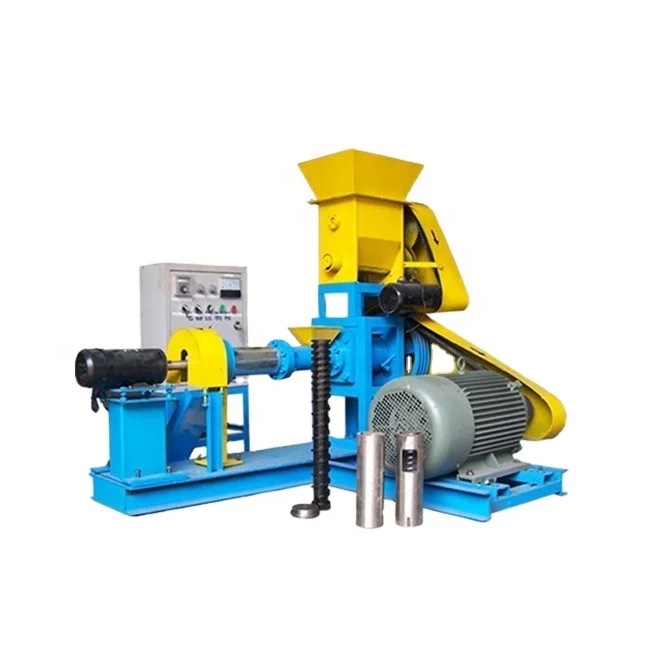 Máquina de extrusão de alimentação por parafuso de aquecimento elétrico com capacidade de 40-2000 kg/h e controlo digital da temperatura